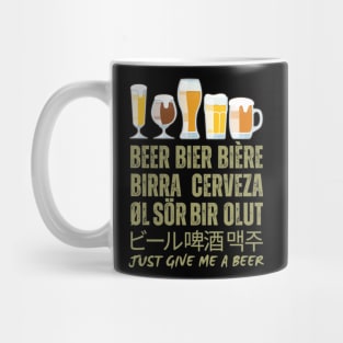 Beer Around the World -  Funny Beer Mug